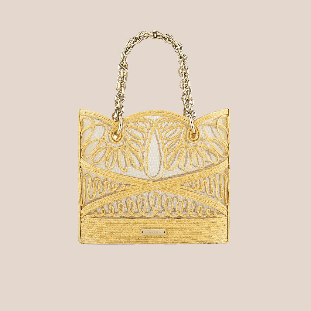 Bolso de rafia de Aquazzura 