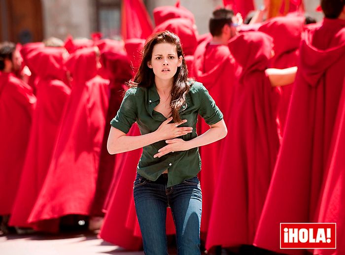 Kristen Stewart interpretando a Bella Swan en Crepúsculo
