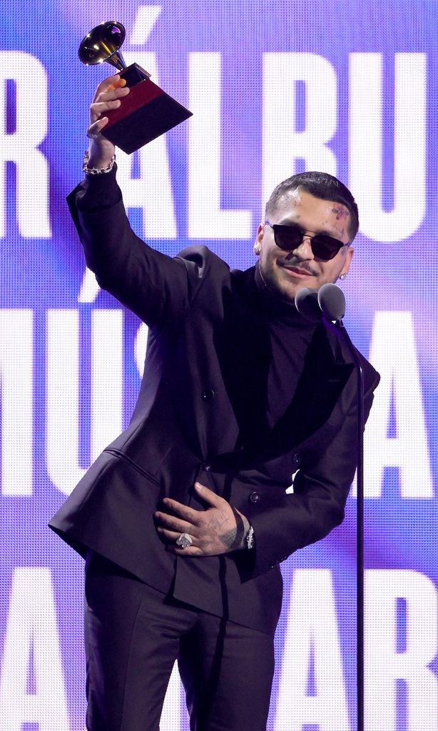 Christian Nodal en los Latin GRAMMY 2022