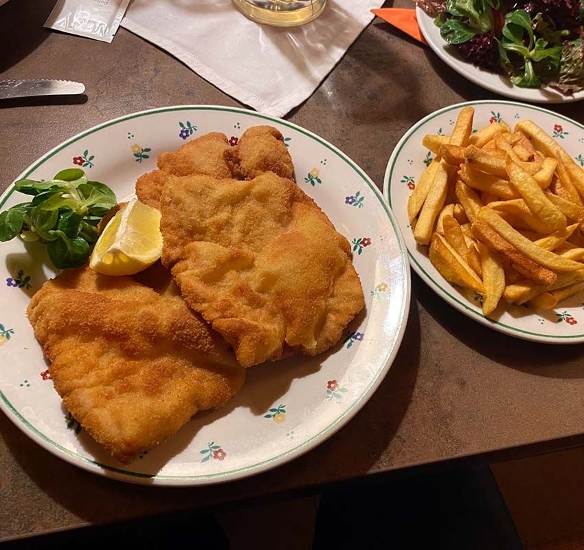 Schnitzel, el plato estrella vienés