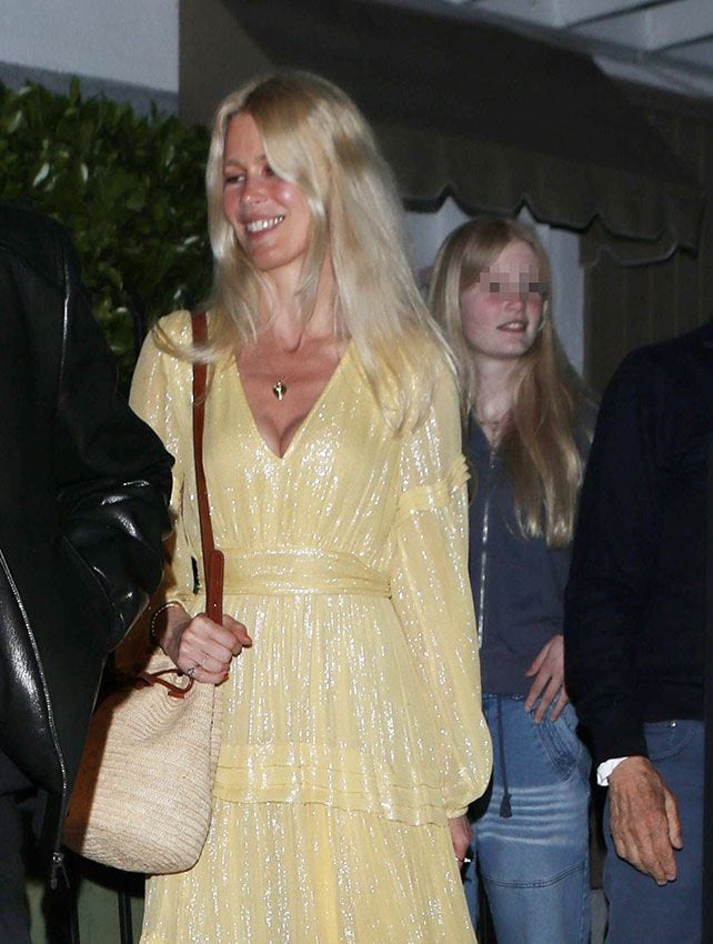 Claudia Schiffer con su hija Cosima Violet