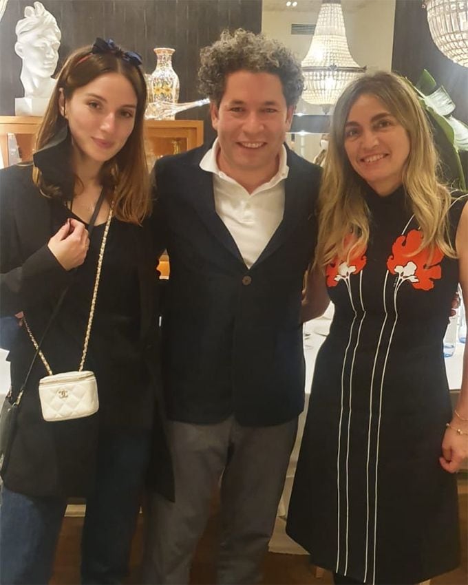 María Valverde y Gustavo Dudamel en San Sebastián