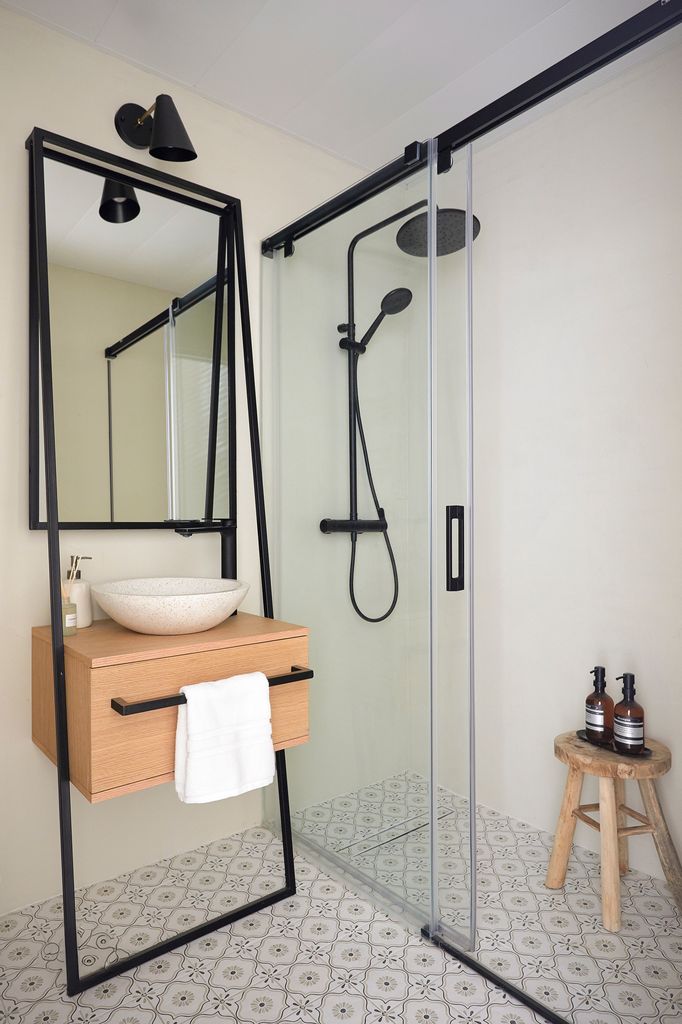 Baño de estilo industrial