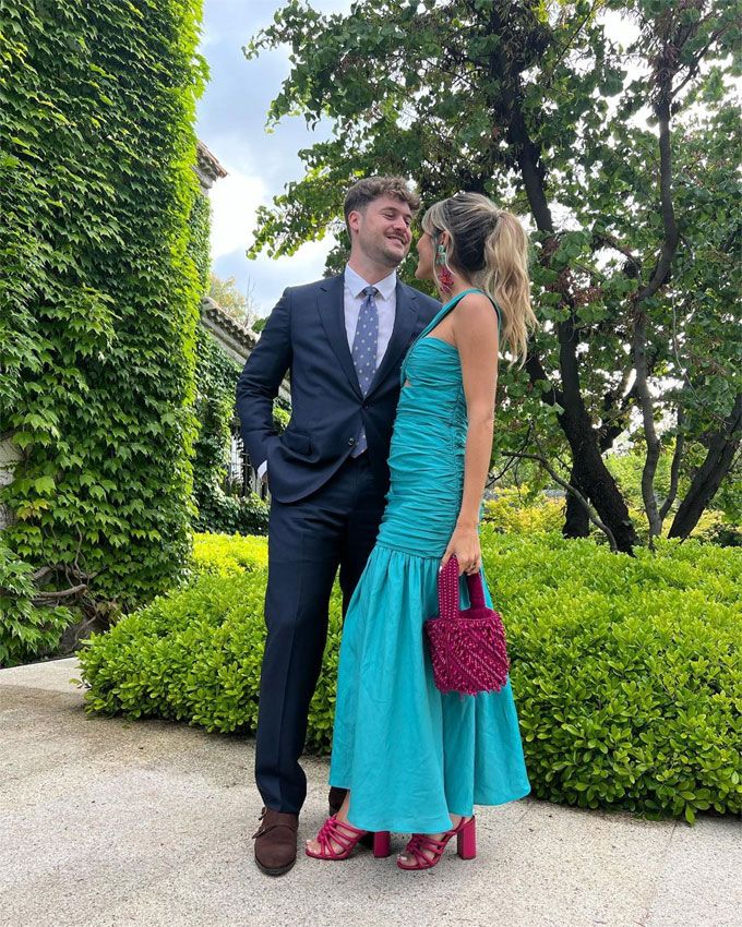 Anna Ferrer Padilla con su novio