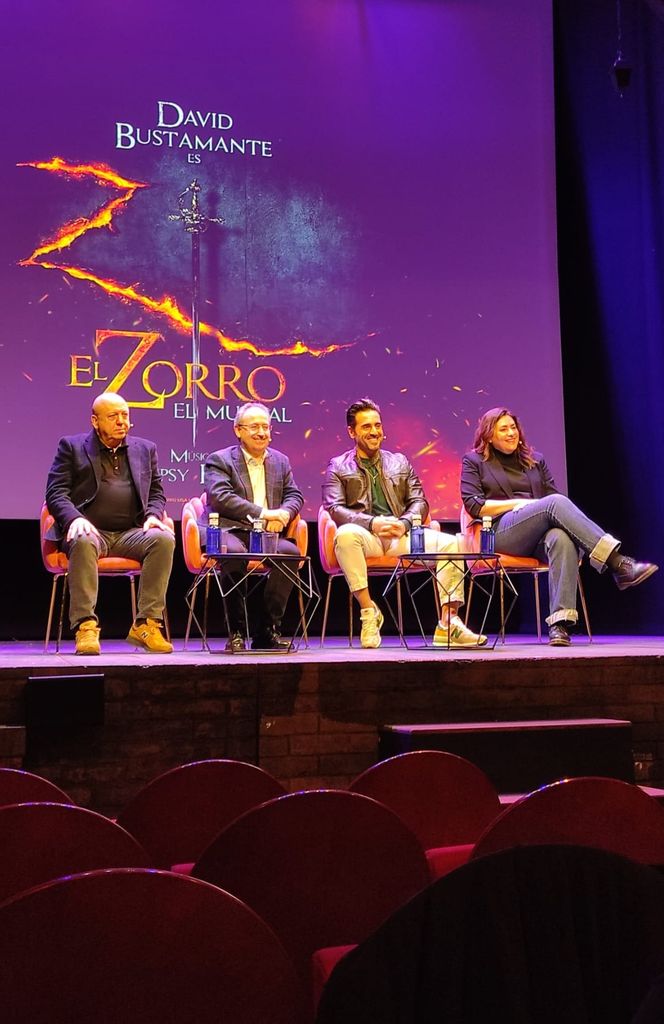 David Bustamante, protagonista de el musical El Zorro