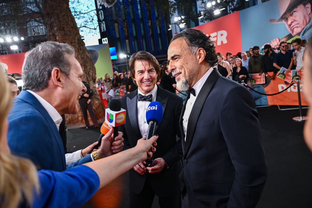 Tom Cruise y Alejandro González Iñárritu se enteraron de que Hannah es hija de Alan Tacher en la alfombra roja en Londres
