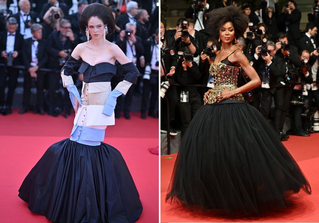 Coco Rocha y Naomi Campbell en Cannes 2025