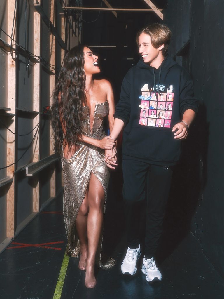Galilea Montijo y su hijo Mateo
