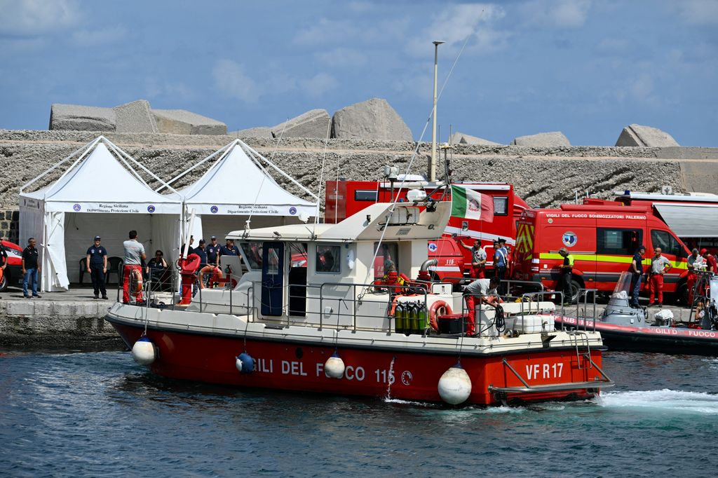 Equipo de rescate yate Bayesian