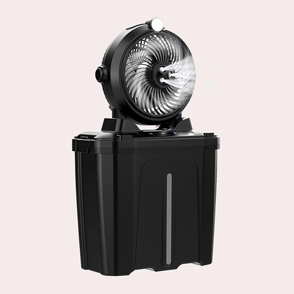 XTTANK Ventilador Camping Cubo de 11L y Luz LED