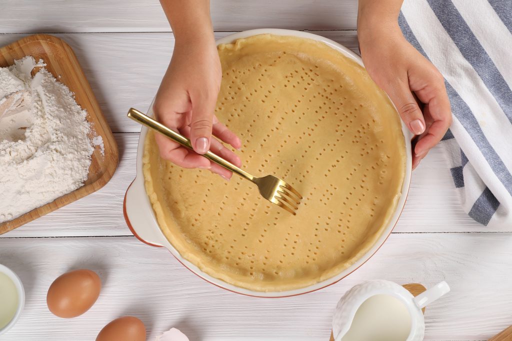Preparando una Quiche Lorraine
