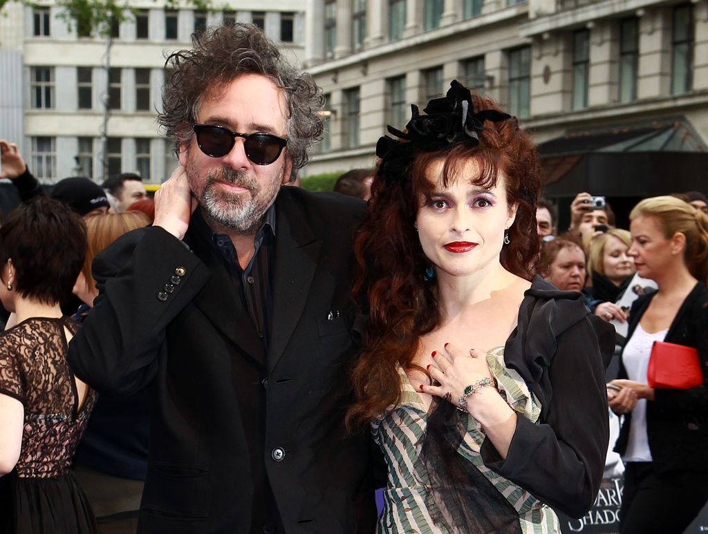 Tim Burton y Helena Bonham-Carter en 2012
