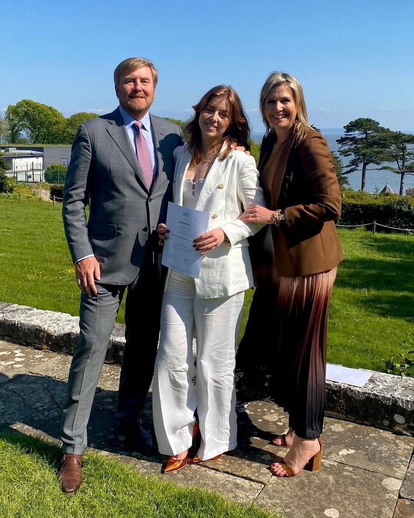 La princesa Alexia, la segunda hija de los reyes Guillermo y Máxima, se graduó en la misma promoción del UWC 