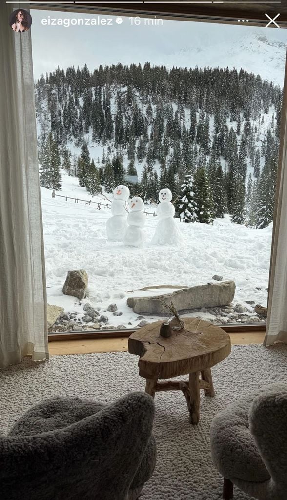 Eiza González está disfrutando al máximo de su descanso invernal, luego de un agitado 2025 con proyectos de cine y series.