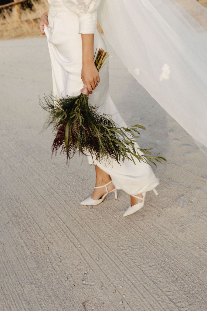 Ramo de novia verde