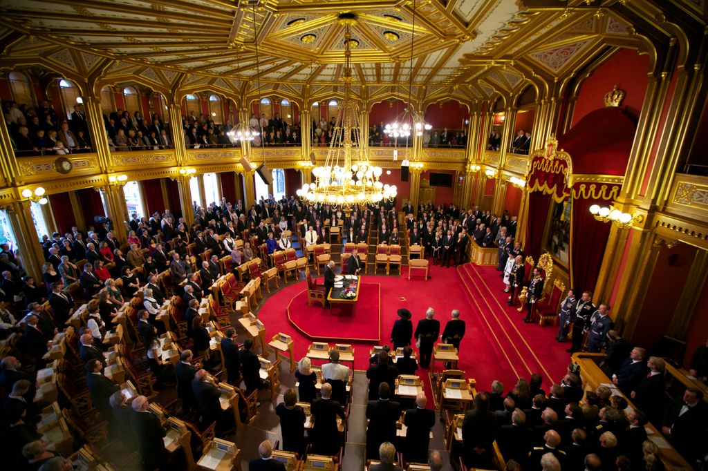 Una imagen del Parlamento Noruego, o 'Storting' en Oslo.