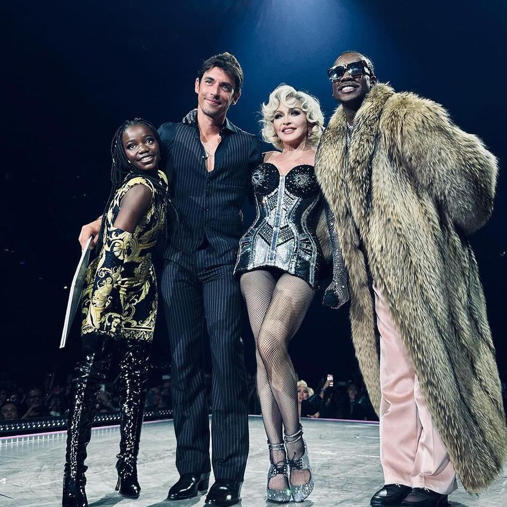 Alberto Guerra, Madonna y sus hijos