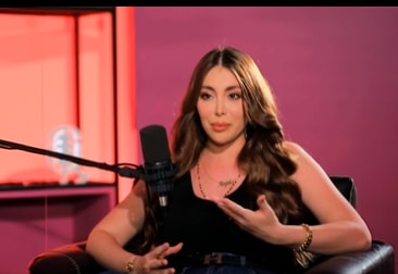 Angy Morad en el Cue Podcast en julio de 2024