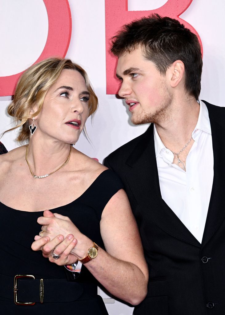Kate Winslet y su hijo Joe Anders estrenan Goodbye June en Londres el 3 de diciembre de 2025