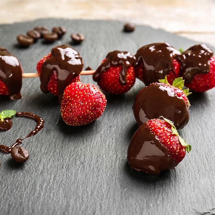 Fresas con chocolate