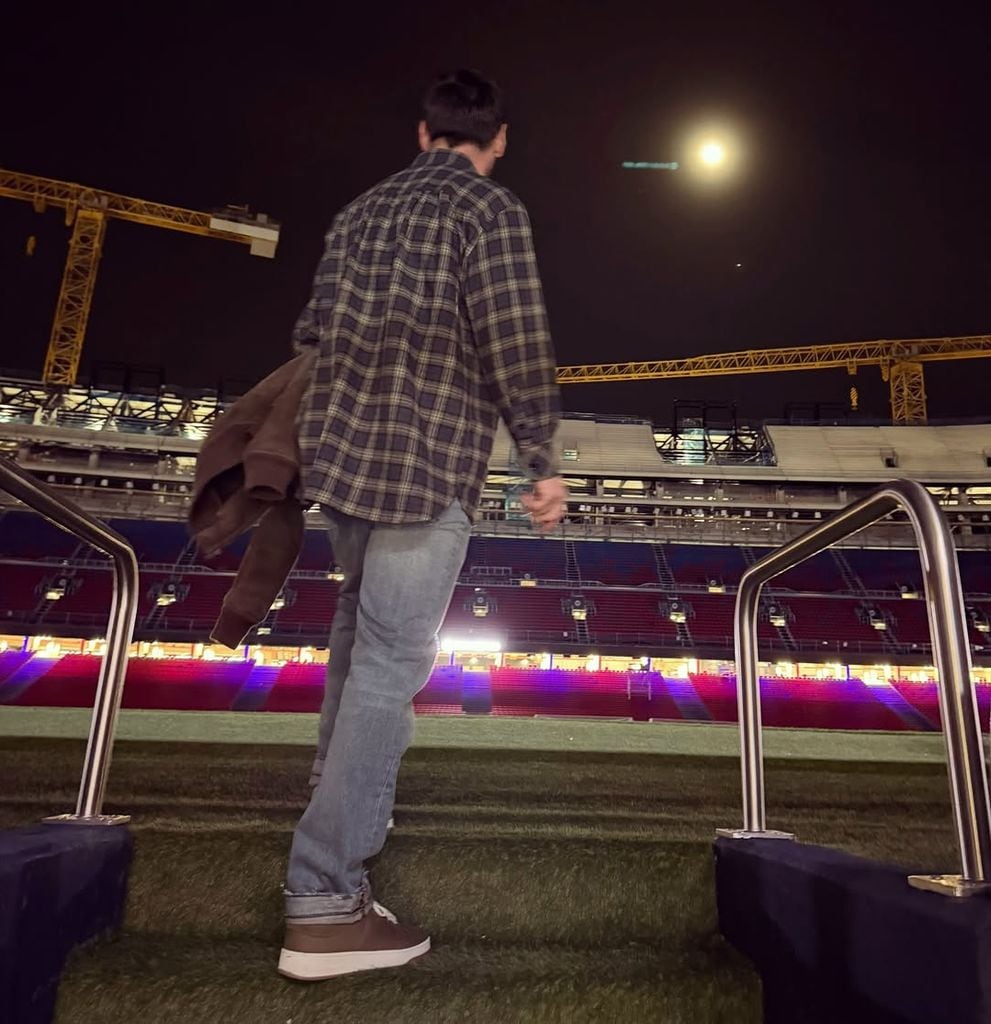 Lionel Messi observó a detalle el estadio en el que jugó tantas veces