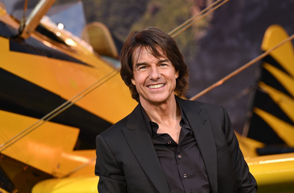 Tom Cruise attends the Global Premiere Red Carpet in support of "Mission: Impossible - The Final Reckoning" at Leicester Square on May 15, 2025, in London, England