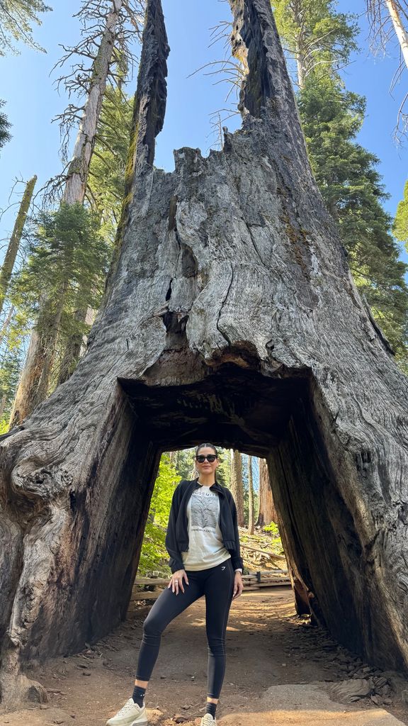 Ana Patricia Gámez en Yosemite 