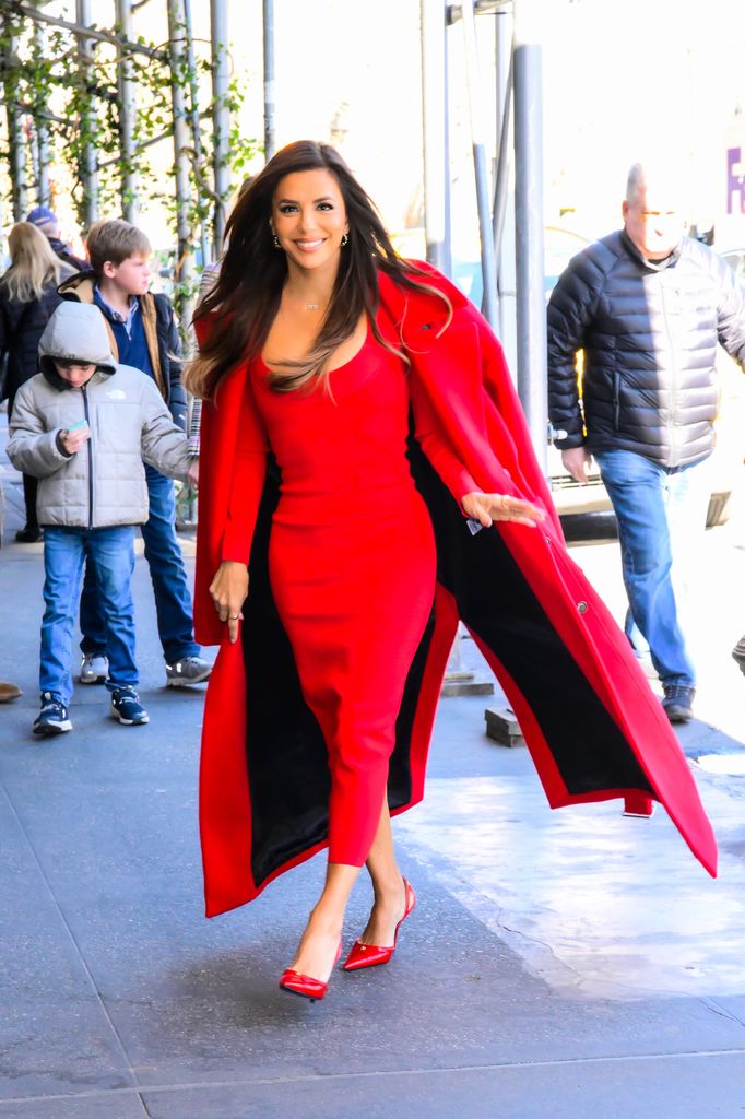La actriz fue vista caminando por midtown, Nueva York