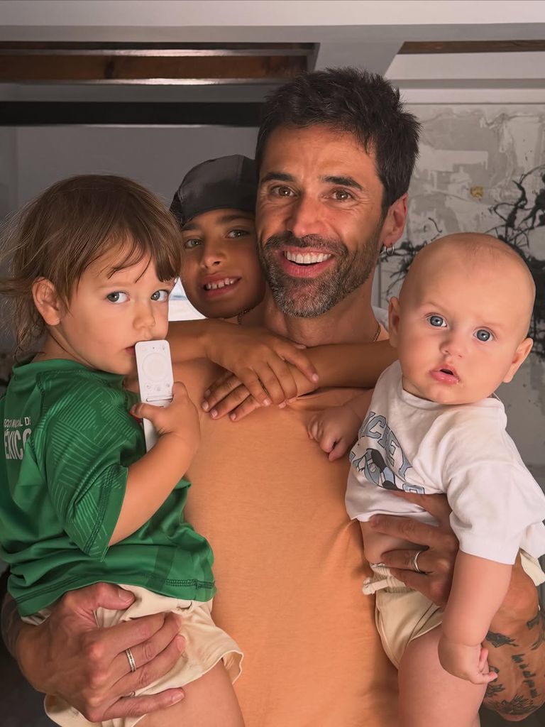Matías Novoa ha disfrutado al máximo su tiempo en familia.