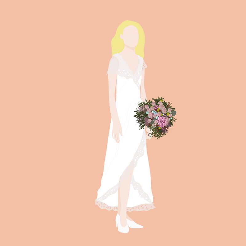 Ramo para novias con look vintage