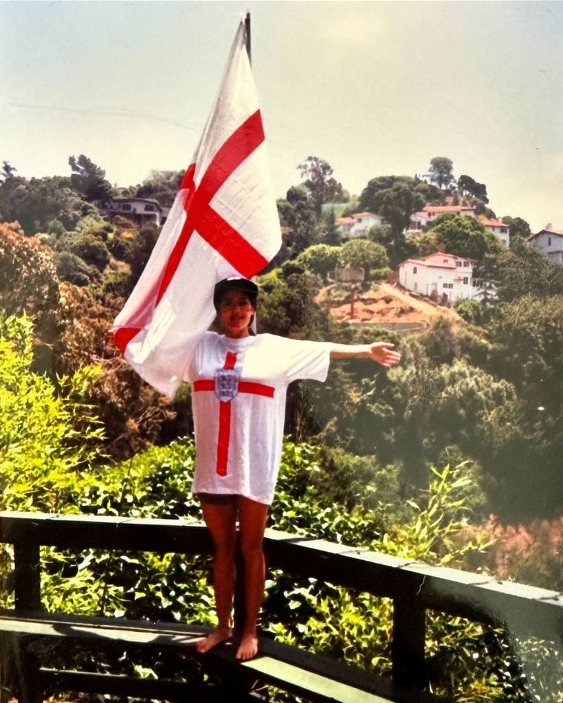 Salma Hayek, hincha de la selección inglesa de fútbol