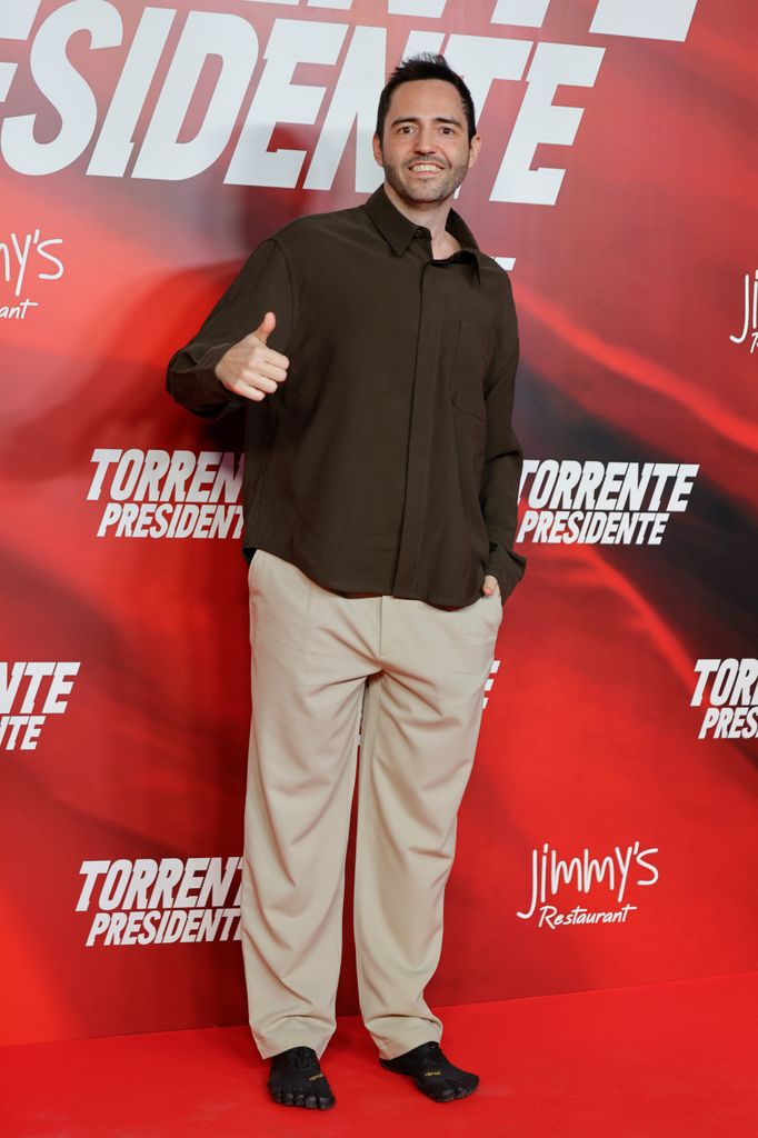 David Guapo during the premiere of the film "Torrente Presidente" in Madrid, Spain, on Monday, 16 March 2026.