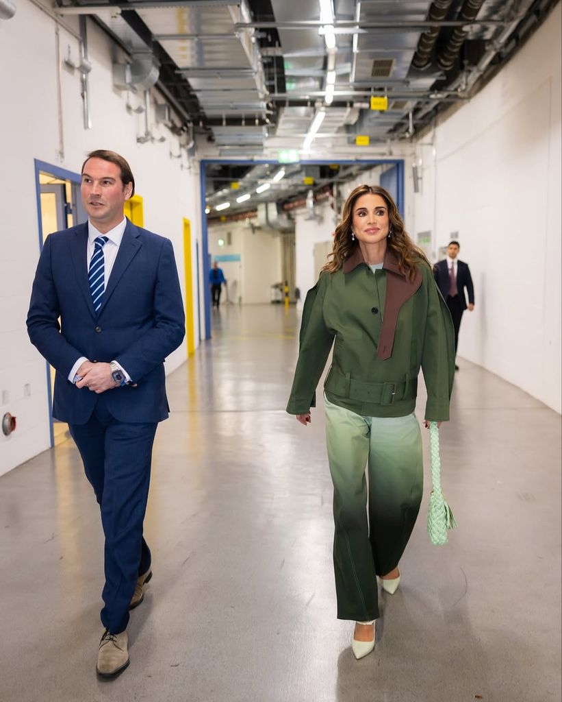 Rania de Jordania en el 'One Young World Summit', Múnich, 2025.