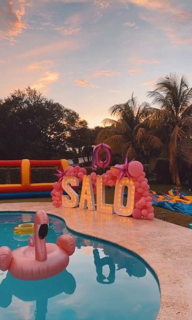 fiesta de salom hija de daniela ospina y james rodr guez