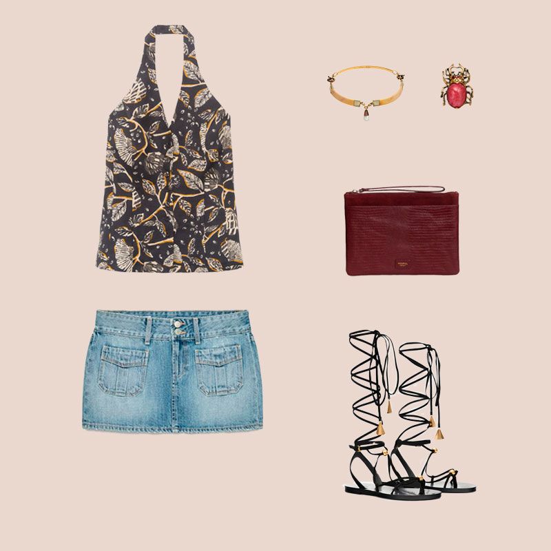 Look 3 mini falda Zara julio 2026