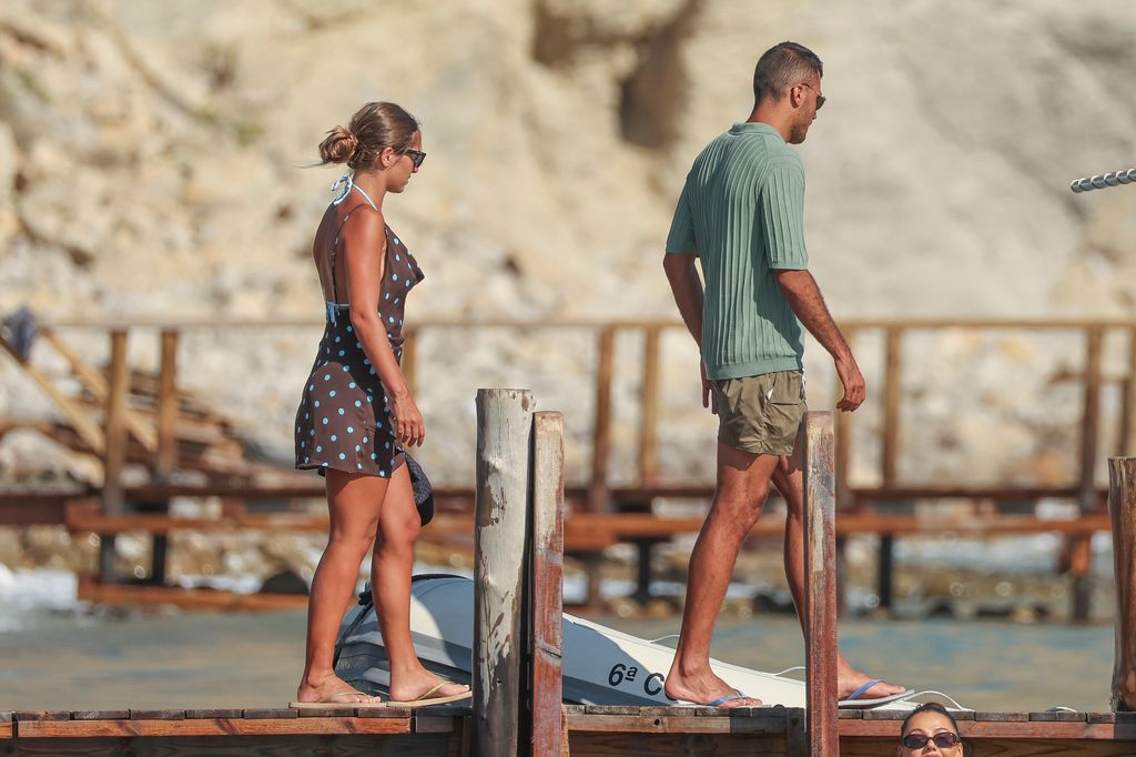 Rodri Hernández y Laura Iglesias, de vacaciones en Ibiza el 5 de agosto de 2026