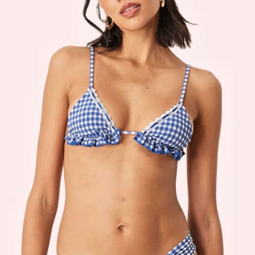 Bikini cuadros vichy de Asos