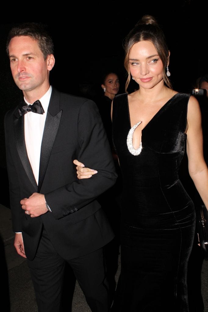 Miranda Kerr en la fiesta del 70 cumpleaños de Kris Jenner en Los Ángeles. 