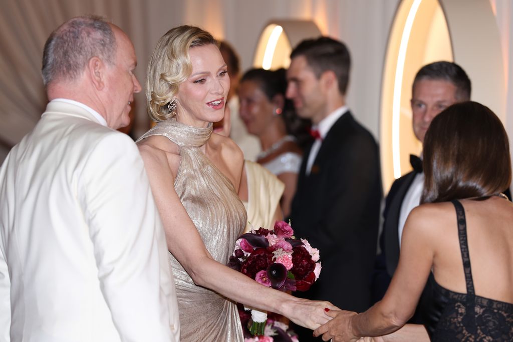 Alberto II y Charlene, anfitriones de la gala