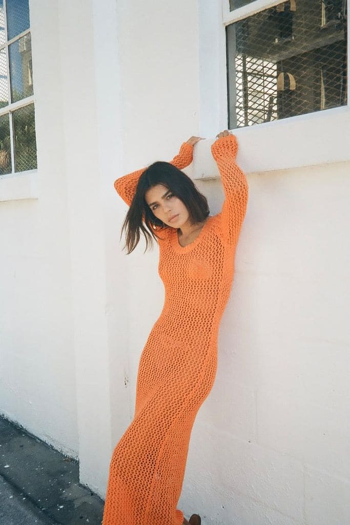 zara vestido red 2