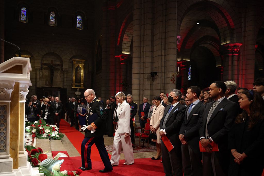 Alberto y Charlene de Mónaco en el Día Nacional  