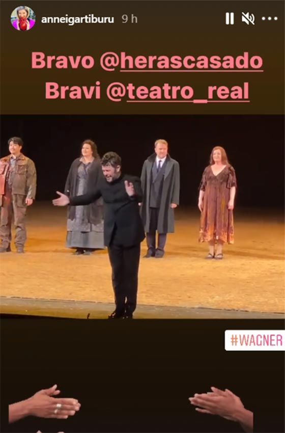 Anne Igartiburu apoya a su exmarido, Pablo Heras-Casado