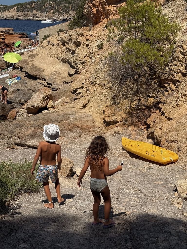 Nala y Noah también disfrutaron de estas vacaciones.