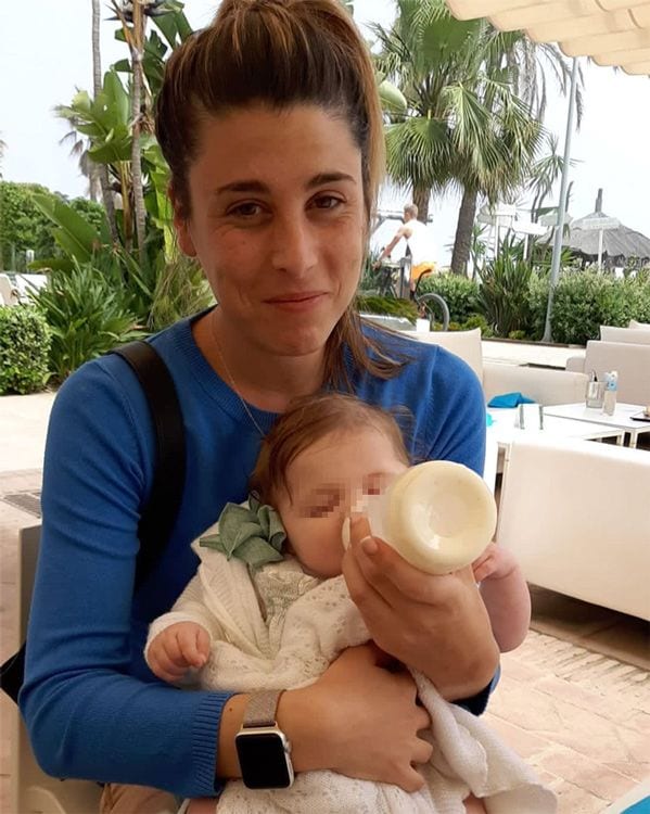 Valeria Ros y su hija