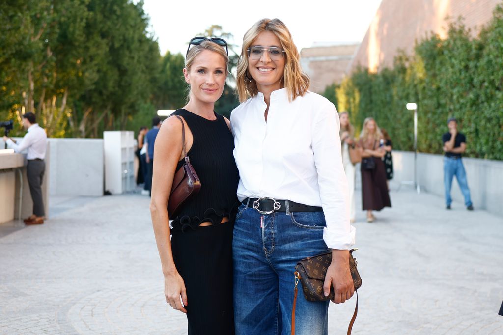 Sandra Barneda y Pascalle Paerel, en la reciente Fashion Week de Madrid