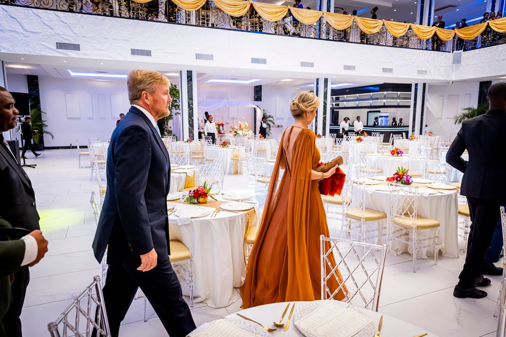 La reina Máxima de Holanda en Surinam.