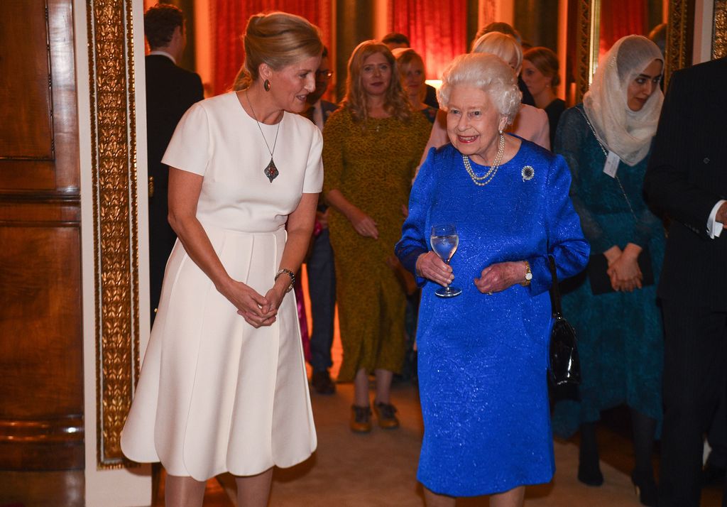 Queen Elizabeth II and Sophie, Countess of Wessex