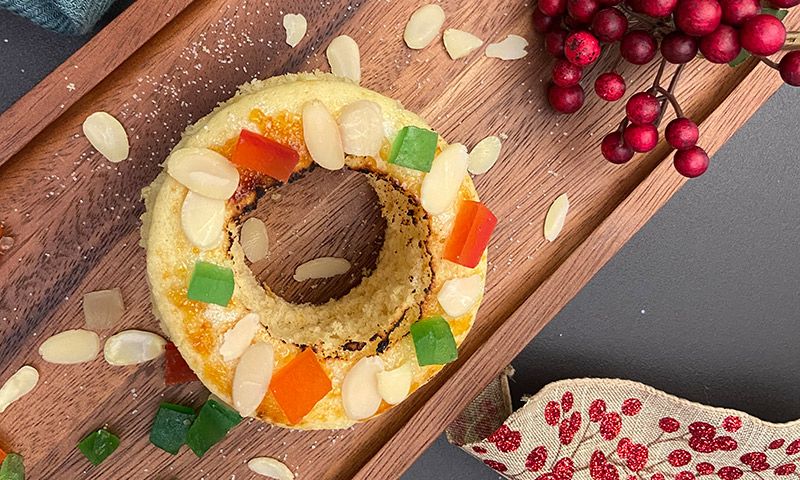 'Mug cake' de Roscón de Reyes