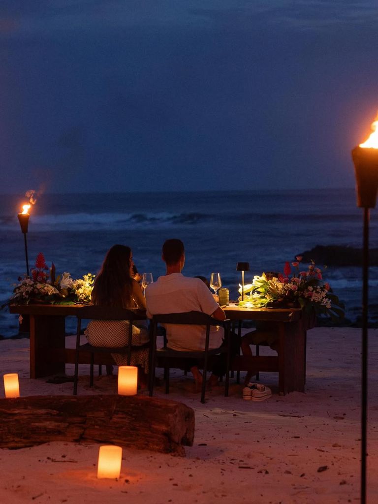 Tras el "sí, quiero", disfrutaron de una cena romántica