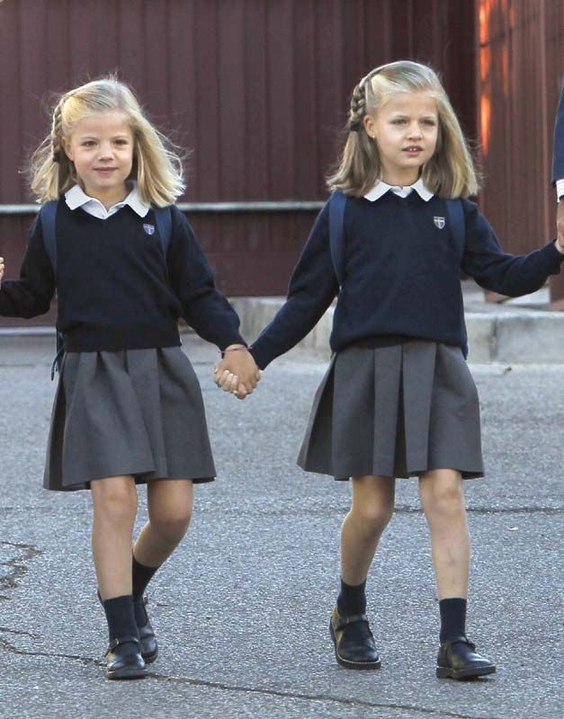 La princesa Leonor y la infanta Sofía